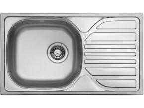 Nerezový dřez Sinks COMPACT 760 V 0,5mm matný  + Čistící pasta pro nerezové dřezy SINKS