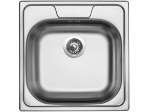 Nerezový dřez Sinks CLASSIC 480 V 0,8mm leštěný  + Čistící pasta pro nerezové dřezy SINKS