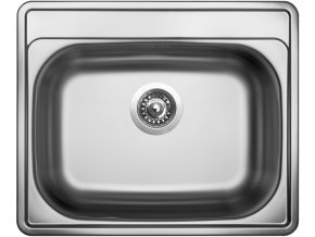 Nerezový dřez Sinks COMFORT 600 V 0,6mm matný  + Čistící pasta pro nerezové dřezy SINKS