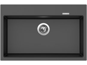Granitový dřez Sinks MAXIMO 780 Metalblack  + Čistič pro granitové dřezy SINKS
