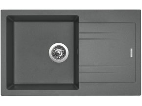 Granitový dřez Sinks LINEA 780 N Titanium  + Čistič pro granitové dřezy SINKS