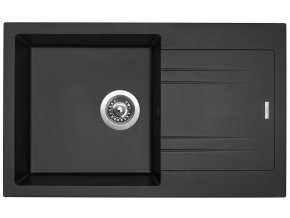 Granitový dřez Sinks LINEA 780 N Metalblack  + Čistič pro granitové dřezy SINKS