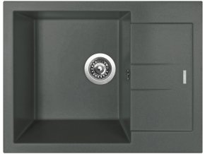 Granitový dřez Sinks AMANDA 650 Titanium  + Čistič pro granitové dřezy SINKS