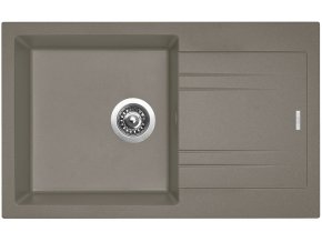 Granitový dřez Sinks LINEA 780 N Truffle  + Čistící pasta pro nerezové dřezy SINKS