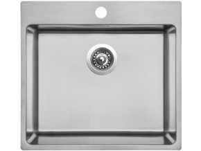 Nerezový dřez Sinks BLOCKER 550 V 1mm kartáčovaný  + Čistící pasta pro nerezové dřezy SINKS
