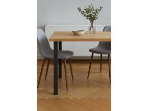 Stolová noha NYKO 60x60, antracit s rektifikací