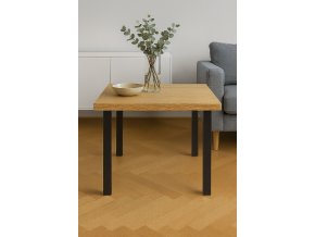 Stolová noha NYKO 40x40 výška 410 mm, antracit s rektifikací