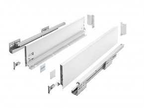 Zásuvka s bočnici AXIS PRO, výška 120 mm barva bila