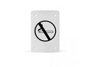 ACT PGLT0021 Piktogram hranatý nerez zákaz kouření