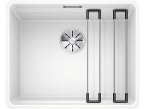 Blanco ETAGON 500 F InFino Silgranit bílá bez excentru s pojezdy