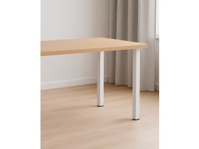 Stolová noha NYKO 60x60, bílá matná s rektifikací