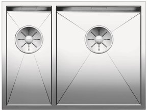Blanco ZEROX 340/180 U InFino Nerez hedvábný lesk dřez vpravo bez táhla