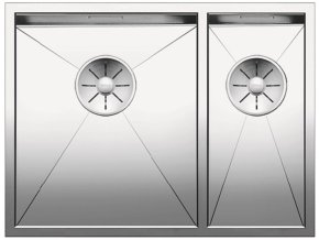 Blanco ZEROX 340/180 U InFino Nerez hedvábný lesk dřez vlevo bez táhla