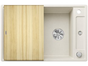 Blanco AXIA III 45 S InFino silgranit bílá soft dřez vpravo s excentrem a dř. deskou
