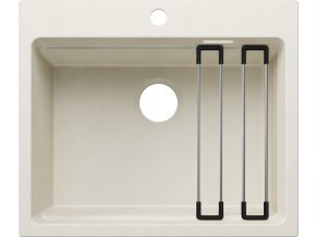 Blanco ETAGON 6 InFino Silgranit bílá soft bez odtokové armatury + pojezdy