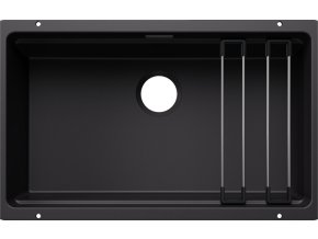 Blanco ETAGON 700 U InFino Silgranit černá bez odtokové armatury + pojezdy