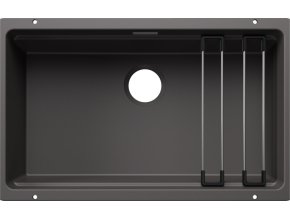 Blanco ETAGON 700 U InFino Silgranit šedá skála bez odtokové armatury + pojezdy