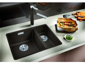 Blanco SUBLINE 340/160 F InFino Silgranit bílá soft dřez vlevo