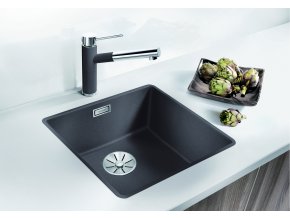 Blanco SUBLINE 400 F InFino Silgranit šedá vulkán bez táhla
