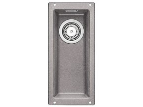 Blanco SUBLINE 160-U Silgranit aluminium  bez táhla