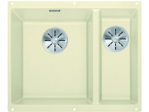 Blanco SUBLINE 340/160 U InFino Silgranit jasmín bez táhla dřez vlevo