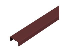 dokoncovaci profil c 18 bordo