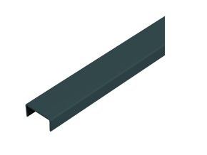 dokoncovaci profil c 18 tmave tyrkysova