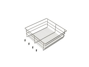 Drátěný koš do rámu Emuca Quartz – titan