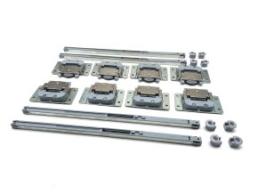 Kování LINIO vedení k zafrézování, komplet s tlumením 2 kridla