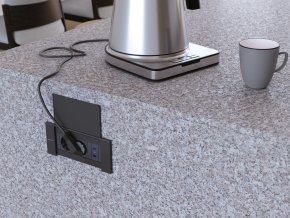 Zásuvka NEXO černá image 3