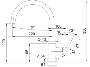 Baterie Franke LINA FC 6018 rozmery