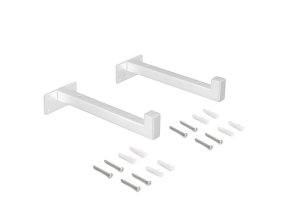 Sada držáků police STELLA bílá