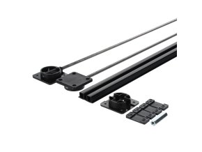 Kovová výztuha dveří, k zafrézování, černa max 2250 mm