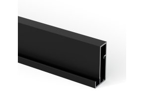 Hliníkový profil PLUS 4 černá matná, 3,9 m