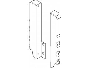 Drzak zad D L+P bily pro drezovou zasuvku TBX antaro
