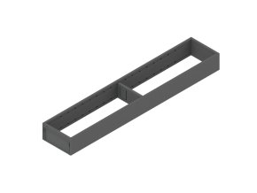 ramecek legrabox ambia line 100 x 550 mm sedy