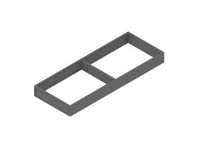 ramecek legrabox ambia line 200 x 550 mm sedy