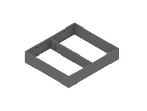 ramecek legrabox ambia line 242 x 300 mm sedy