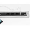 29304 7 versaturn 3 0 3x 230v 2x usb nabijecka nerez