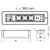 Versaturn 3x230V + USB nab. A+C