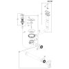 Granitový dřez Blanco AXIA III 45 S-F InFino káva + skleněná krájecí deska a excentr 523204  + Sanitární silikon + Designové masivní dřevěné krájecí prkénko z akácie