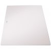 Granitový dřez Blanco AXIA III XL 6 S-F InFino bílá + skleněná krájecí deska a excentr 523529  + Sanitární silikon + Designové masivní dřevěné krájecí prkénko z akácie