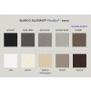 Granitový dřez Blanco DELTA II InFino šedá skála + miska nerez pro vaničku a excentr 523657  + Sanitární silikon + Designové masivní dřevěné krájecí prkénko z akácie
