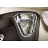 Granitový dřez Blanco DELTA II InFino tartufo + miska nerez pro vaničku a excentr 523666  + Sanitární silikon + Designové masivní dřevěné krájecí prkénko z akácie