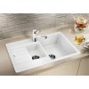 Granitový dřez Blanco LEGRA 6 S Compact kávová 521307  + Sanitární silikon + Designové masivní dřevěné krájecí prkénko z akácie