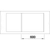 Granitový dřez Blanco METRA XL 6 S F montáž do roviny bílá s excentrem 516522  + Sanitární silikon + Designové masivní dřevěné krájecí prkénko z akácie