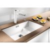 Granitový dřez Blanco SUBLINE 700 U Level kávová dřez vlevo s excentrem 518398  + Sanitární silikon + Designové masivní dřevěné krájecí prkénko z akácie