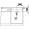 Granitový dřez Blanco ZENAR XL 6 S-F DFG InFino antracit dřez vpravo + dřevěná krájecí deska, misky a excentr 524082  + Sanitární silikon + Designové masivní dřevěné krájecí prkénko z akácie