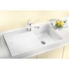 Granitový dřez Blanco ZIA 45 SL antracit 516748  + Sanitární silikon + Designové masivní dřevěné krájecí prkénko z akácie