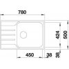 Nerezový dřez Blanco LEMIS XL 6 S-IF Compact 525111 nerez kartáčovaný